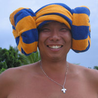 Photo of a dive trip coordinator Rizal Prayuga