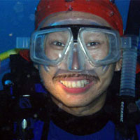 Photo of Kapal Selam Dive Club KSDC member Submariner Tom Fadjar Chandra