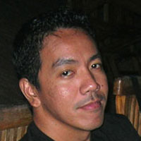 Picture of diver Christoffel Simanjuntak