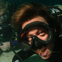 Photo of a KSDC diver friend Andrew Chieng