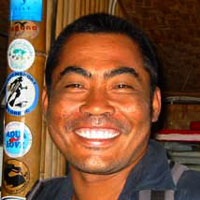 Photo of a dive trip participant Sukirman